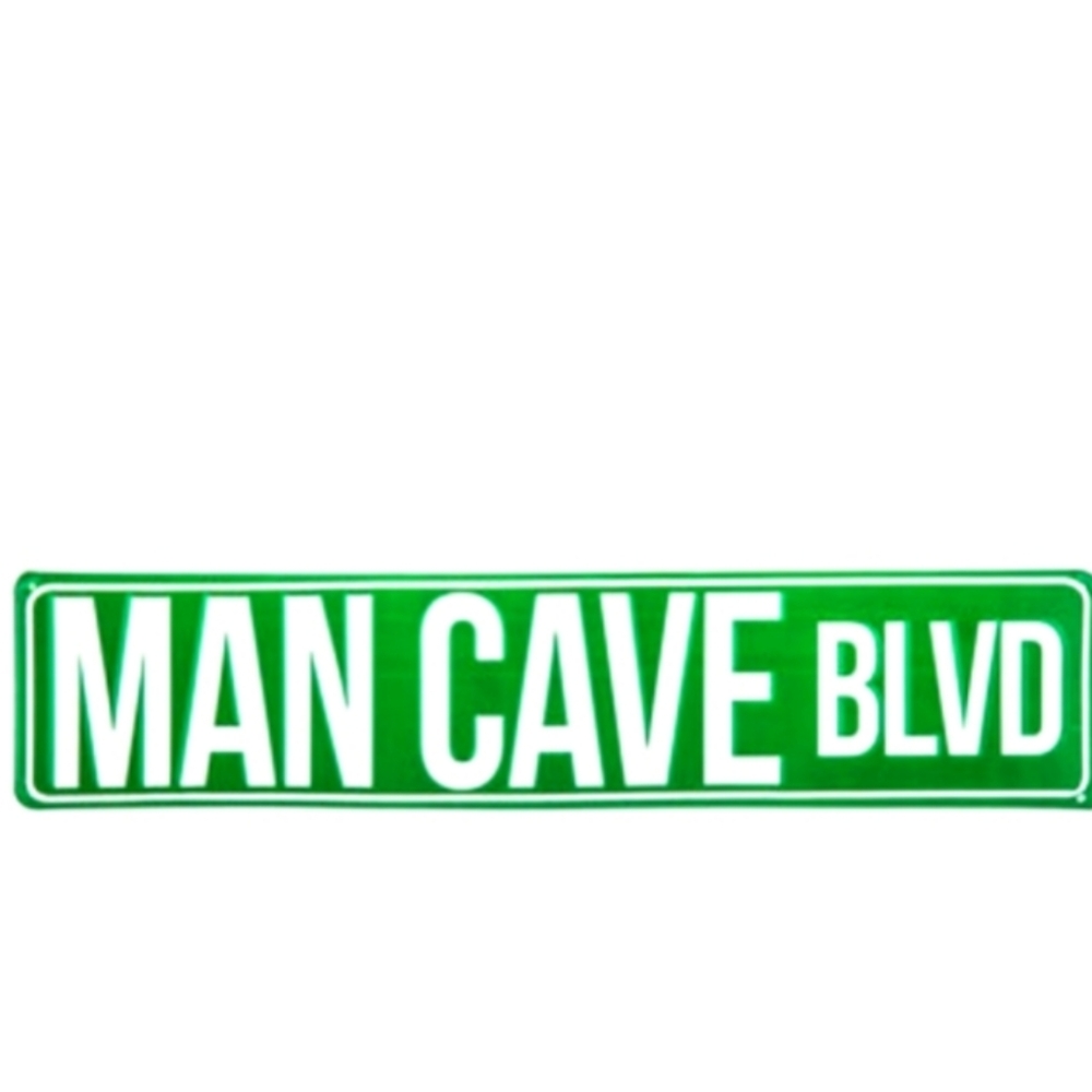 🆕Man Cave Boulevard Metal Sign